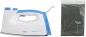 Preview: Rotel Professional Extra ***** Original Steam Iron Blue Edition incl. ironing board cover with dandelion pattern
